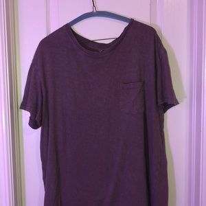 purple pocket tee